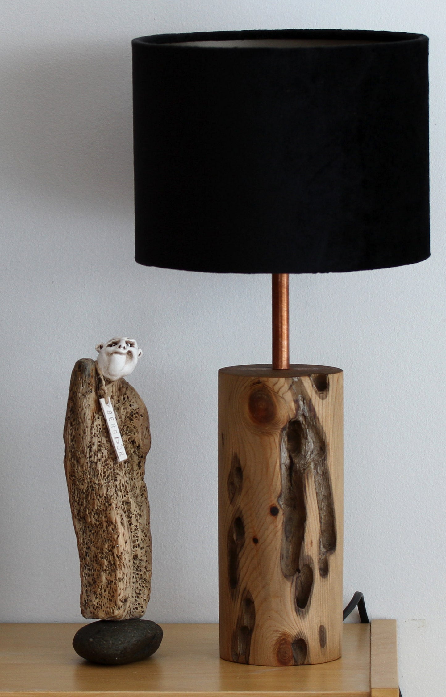 Bergþór : Driftwood creature design by Icelandic artist Ása O.Valdimarsdóttir.