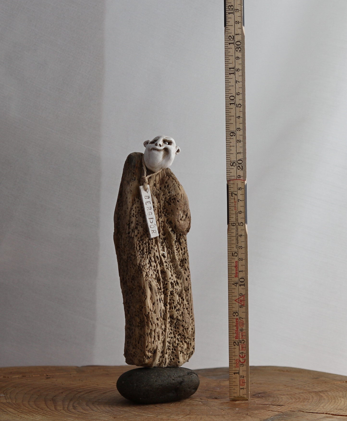 Bergþór : Driftwood creature design by Icelandic artist  Ása O.Valdimarsdóttir.