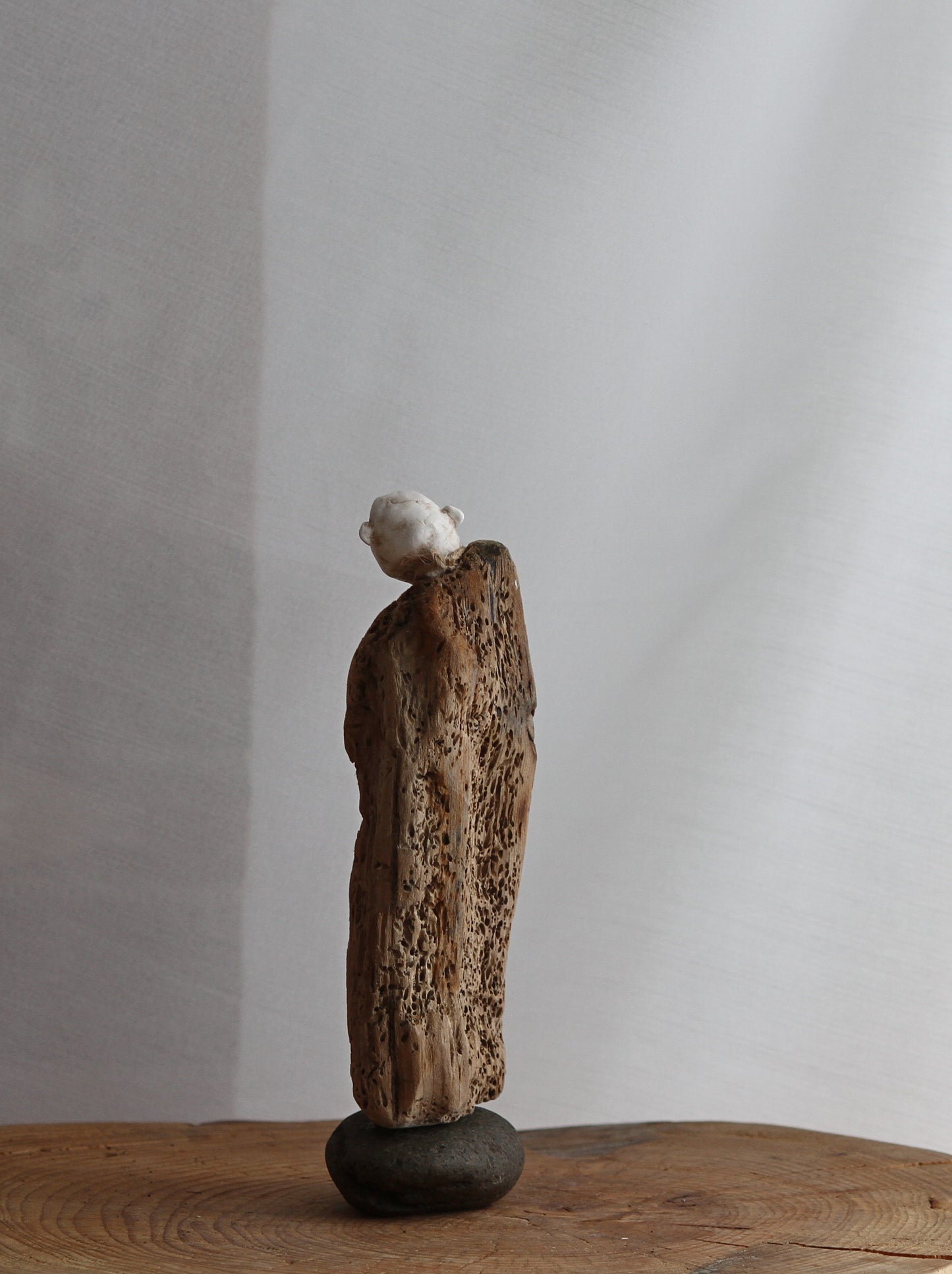 Bergþór : Driftwood creature design by Icelandic artist  Ása O.Valdimarsdóttir.