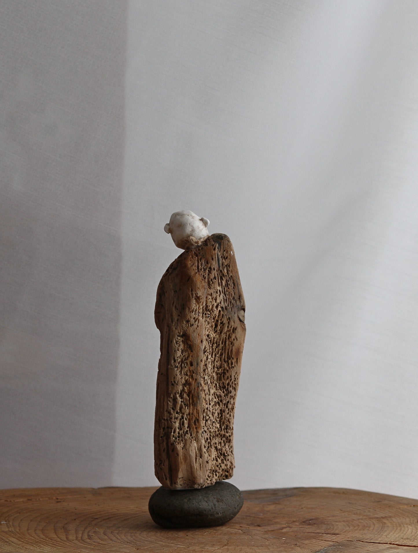 Bergþór : Driftwood creature design by Icelandic artist  Ása O.Valdimarsdóttir.