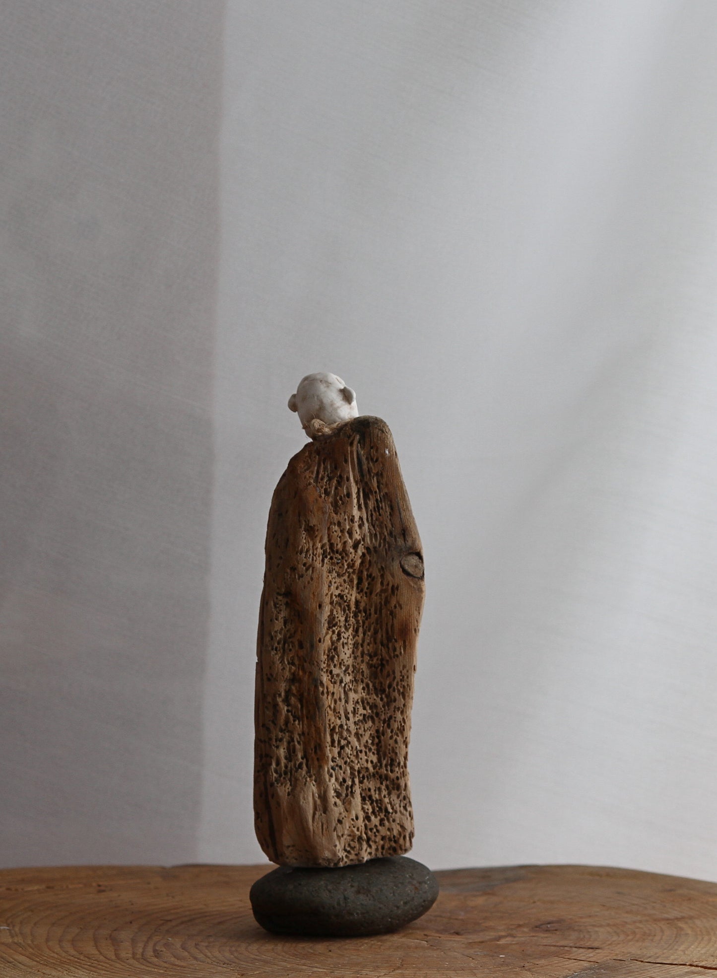 Bergþór : Driftwood creature design by Icelandic artist  Ása O.Valdimarsdóttir.