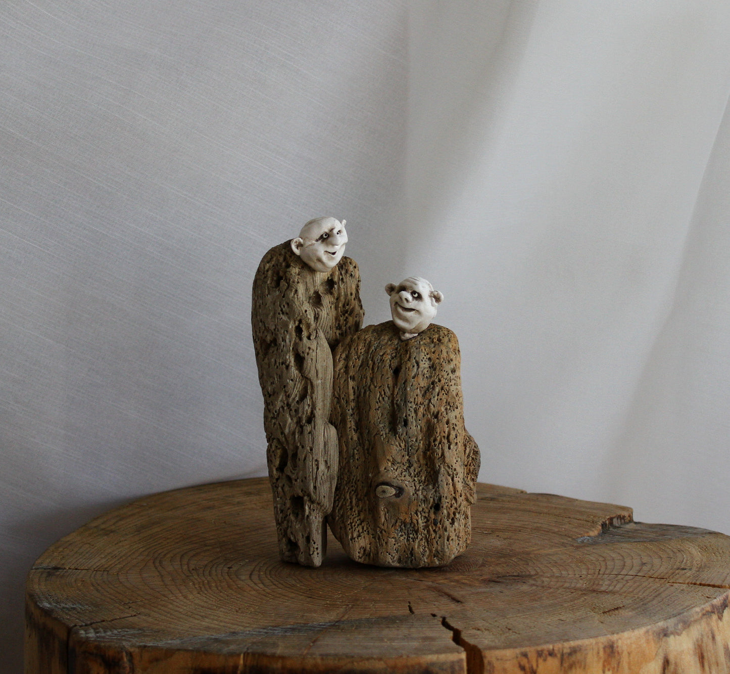 Buddies: Driftwood creature design by Ása Valdimarsdóttir