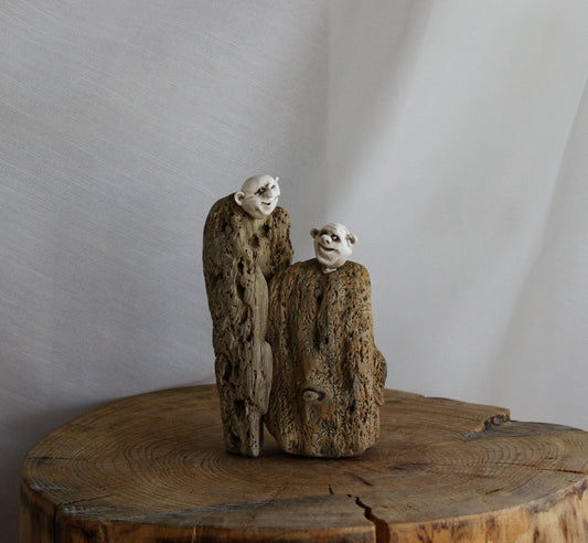 Buddies: Driftwood creature design by Ása Valdimarsdóttir