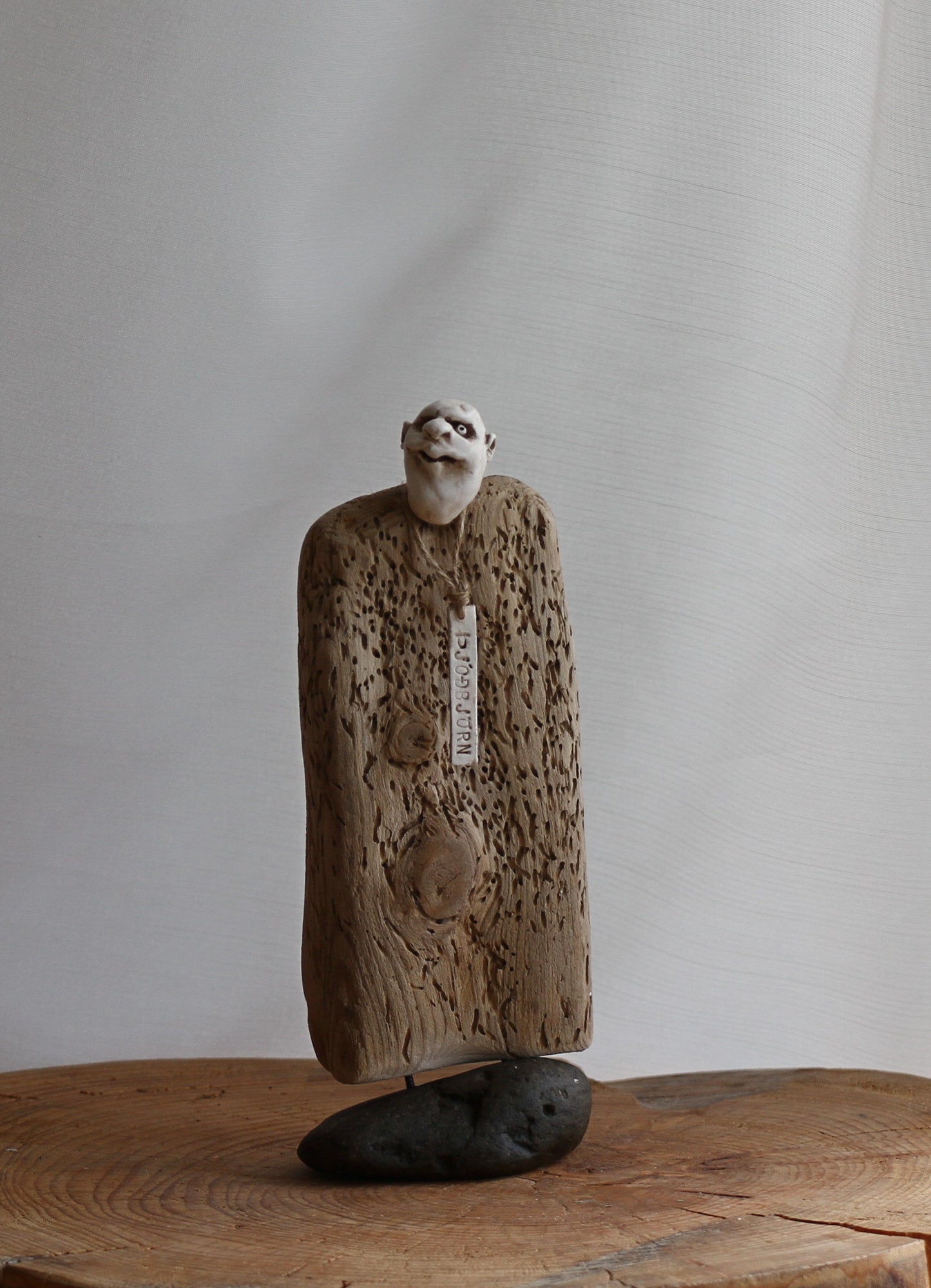 Þjóðbjörn : Driftwood creature design by Ása Valdimarsdóttir