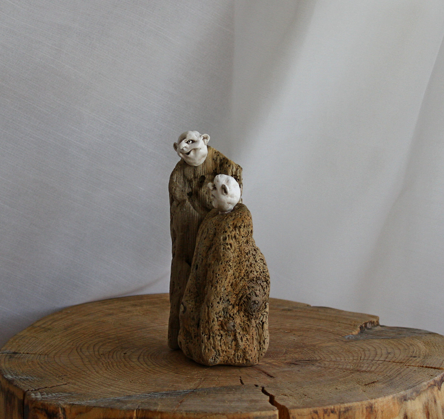 Buddies: Driftwood creature design by Ása Valdimarsdóttir