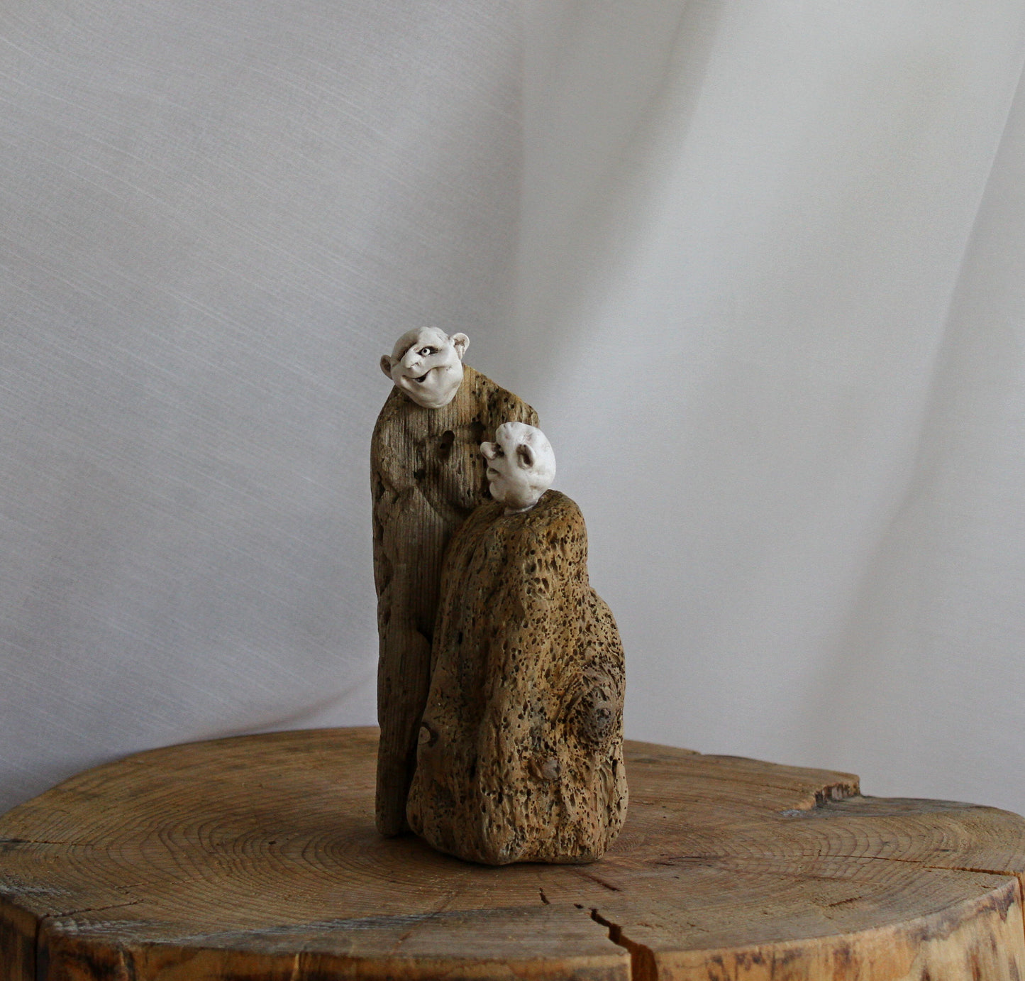 Buddies: Driftwood creature design by Ása Valdimarsdóttir