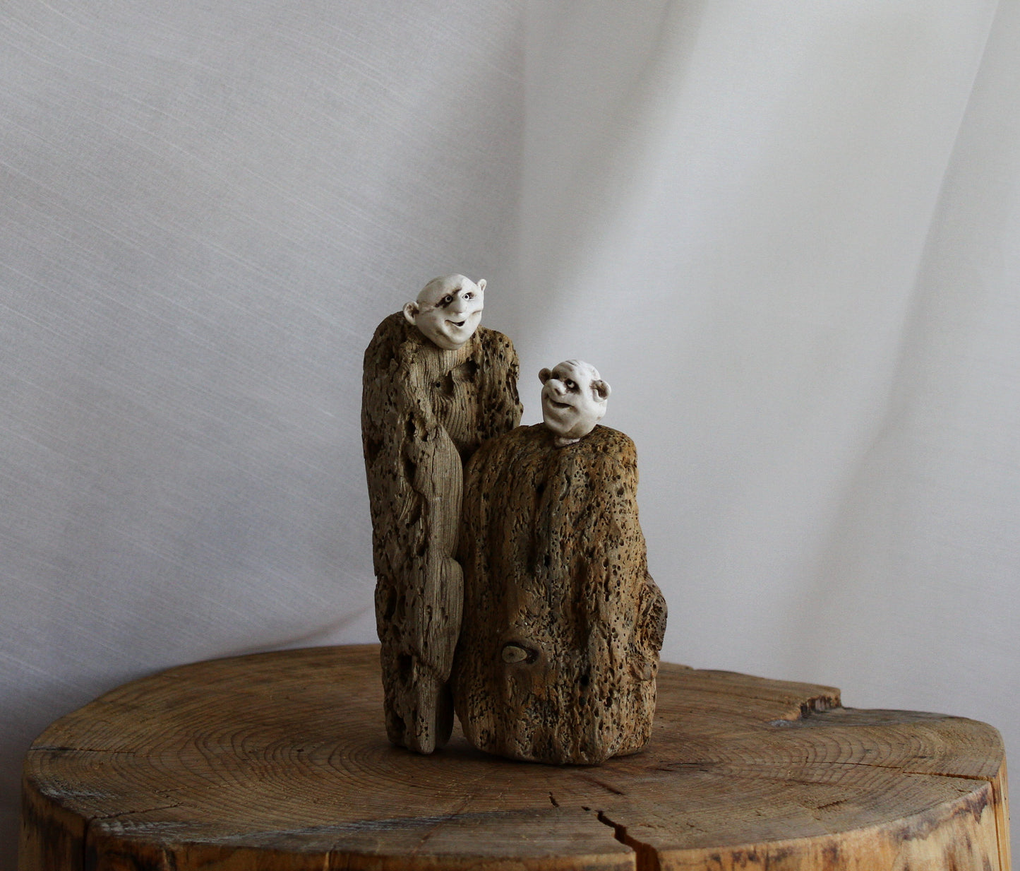 Buddies: Driftwood creature design by Ása Valdimarsdóttir