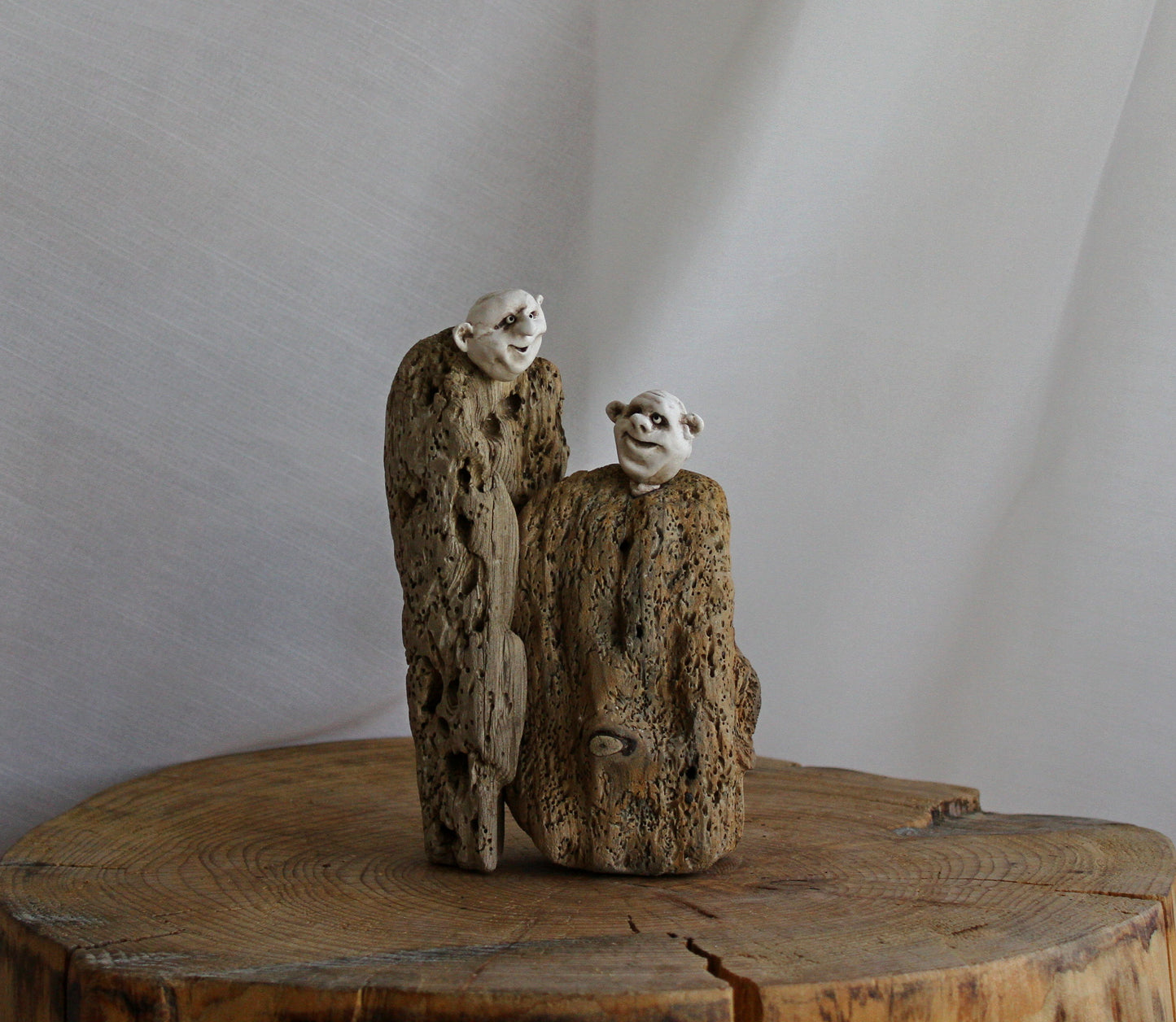 Buddies: Driftwood creature design by Ása Valdimarsdóttir