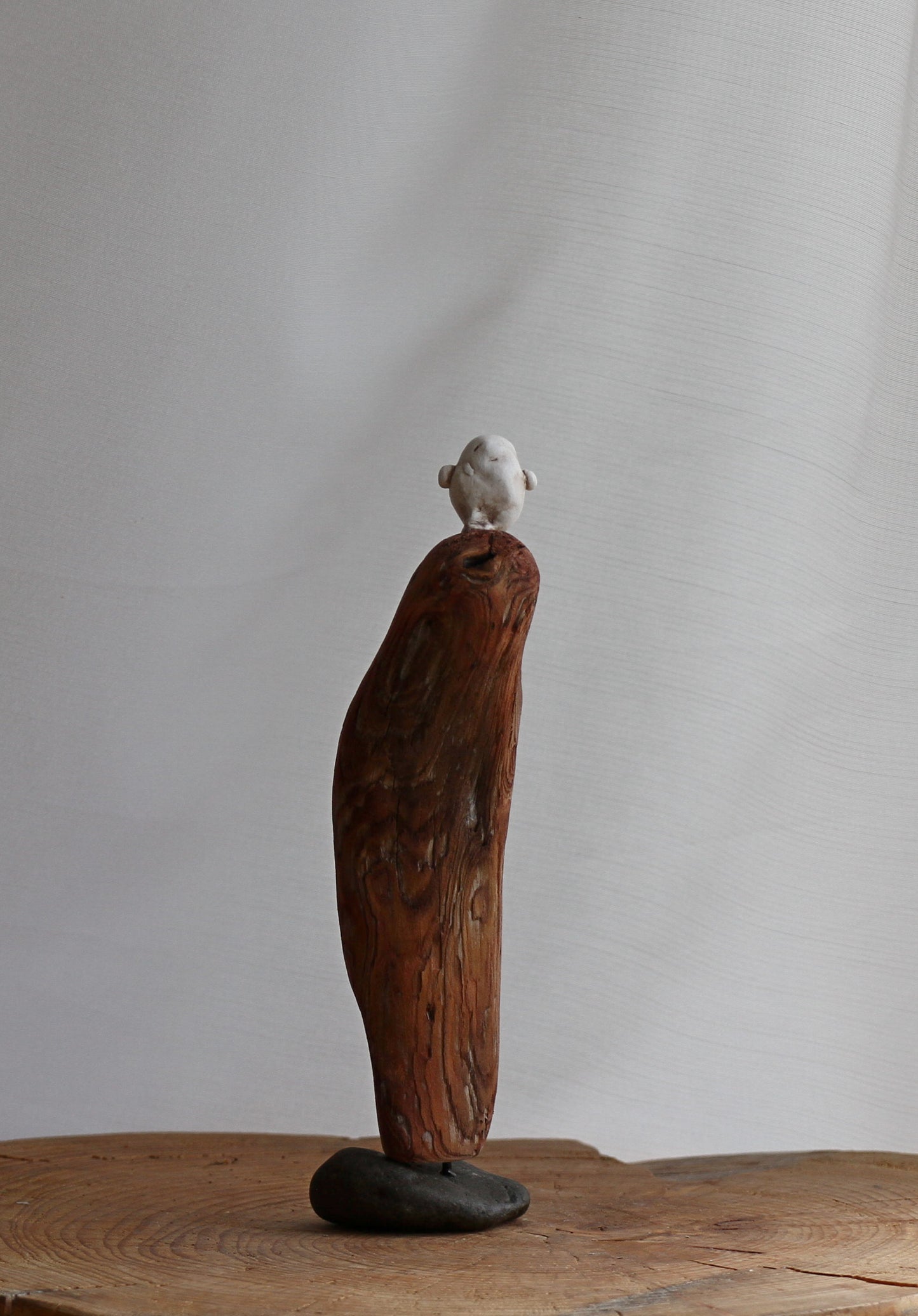 Driftwood creature design by Icelandic artist Ása O.Valdimarsdóttir.