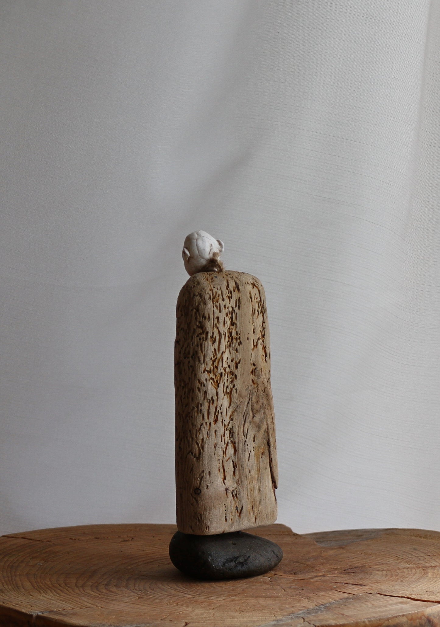 Þjóðbjörn : Driftwood creature design by Ása Valdimarsdóttir