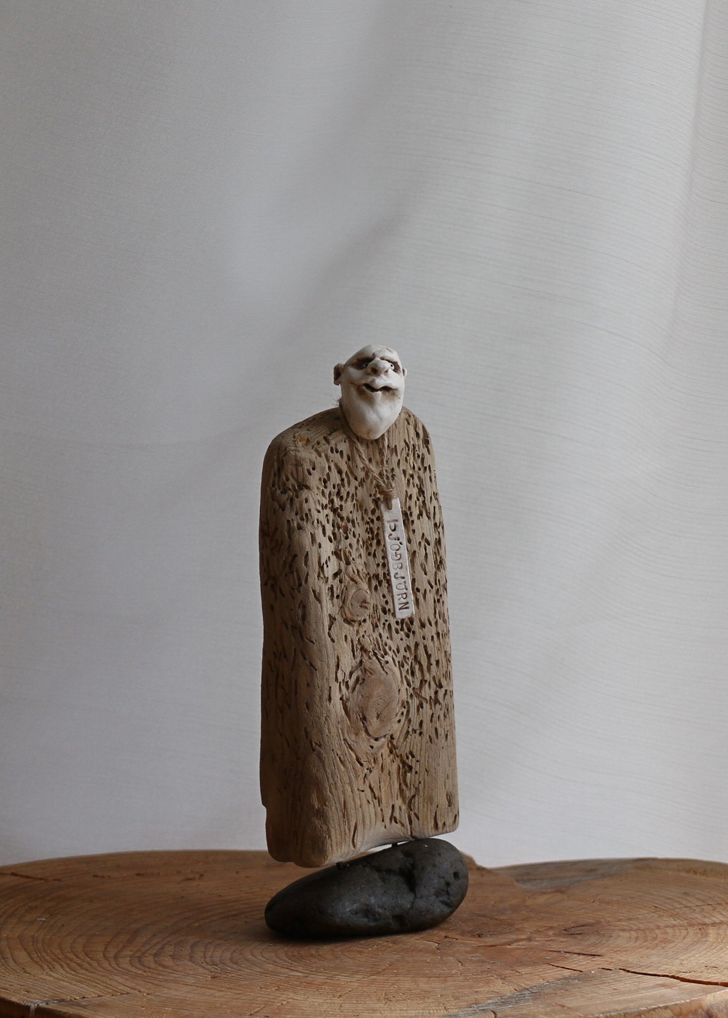 Þjóðbjörn : Driftwood creature design by Ása Valdimarsdóttir